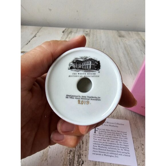 Anna weatherley Easter egg White House cherry blossom Helen Taft butterfly new - Picture 10 of 10